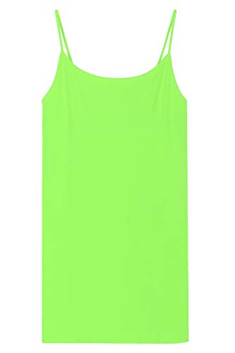 NIKIBIKI Women Seamless Basic Camisole, Made in U.S.A - color: Neon Green