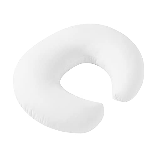 Nursing Pillow and Positioner for Breastfeeding and Bottle Feeding - color: White Pillow Only