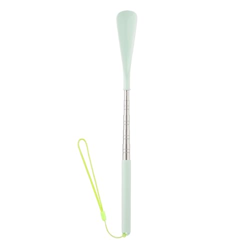 Telescoping Shoehorn Handle Retractable Telescopic Shoehorn Foldable Shoehorn Shoe Puller Adjustable Shoe Aids - color: Green