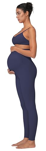 Sunzel Maternity Leggings, Over Belly Pregnancy Yoga Pants, Buttery Soft - color: 28" Graphite, size: Medium