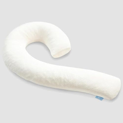 Body Pillow for Adults, Swan Pillow Insert for Sleeping, Beige, 49 Inch - color: Beige