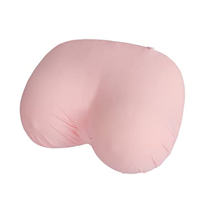 ITODA Boobs Breasts Pillow Cushion Funny Throw Pillow Home Bedroom Decor Cushion Soft Sleep 3D Creative Breast Shape Sleeping Backrest with Washable Removable Cover - color: Pink