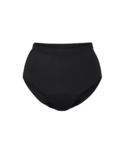 High Rise Leakproof Cotton by Knix - color: Black, size: XX-Large