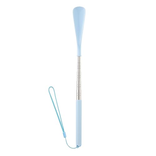 Telescoping Shoehorn Handle Retractable Telescopic Shoehorn Foldable Shoehorn Shoe Puller Adjustable Shoe Aids - color: Blue