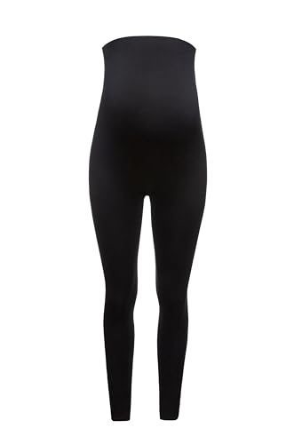 BUMPSUIT Maternity Leggings Over The Belly - Supportive Pregnancy Pants with Pockets | Stretchy Soft Bump - size: X-Small