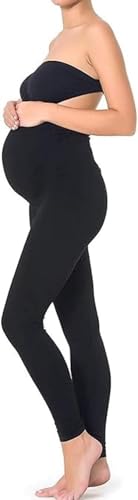 Maternity Leggings - color: 2-pack / Black,brown, size: X-Small
