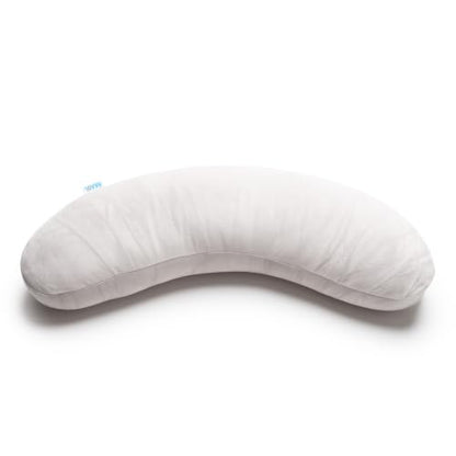 Pregnancy Pillow for Sleeping – Compact Maternity Pillow for Side Sleepers, Adjustable Belly, Back, Hip & Knee Support, Removable Washable Cover - color: Cloud Gray