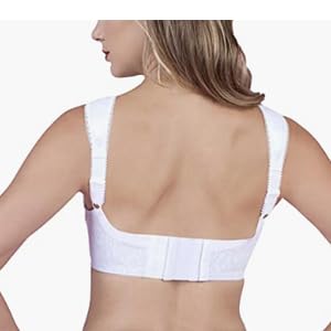 Women's Bra Extenders 4 Hook / 3 Hook / 5 Hook / 2 Hook Soft Comfortable Stretchy Bra Extension Strap - color: Beige, 4 Hook 1/2 Inch Spacing