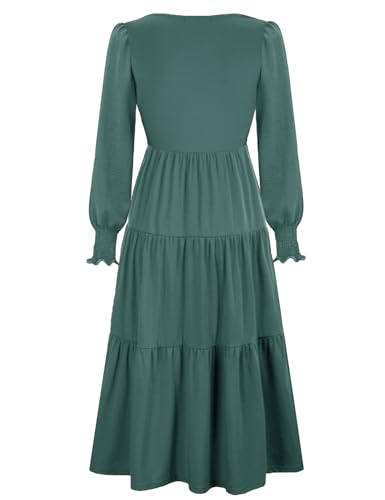 CzzzyL Womens Flutter Sleeve Nursing Dress for Breastfeeding with Pockets - color: Darkblue-09, size: Small