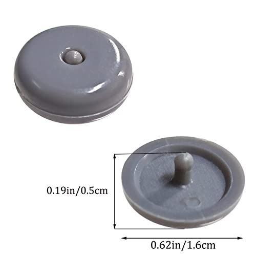 5 Sets Universal Fit Seatbelt Stopper Kit, Snap-on Seat Belt Button Stop