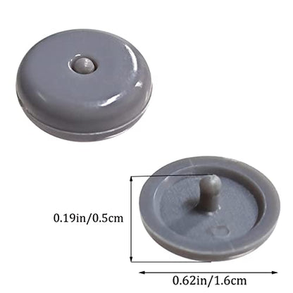 5 Sets Universal Fit Seatbelt Stopper Kit, Snap-on Seat Belt Button Stop