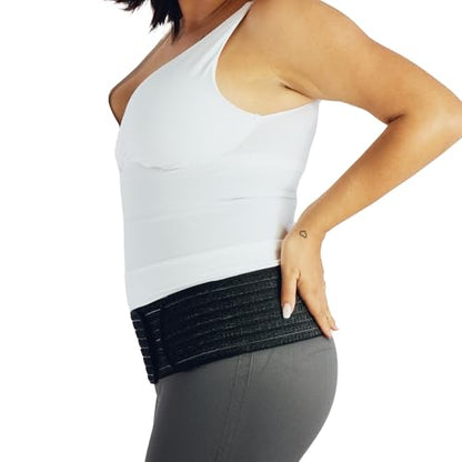 Belly Bandit 2-in-1 Hip Bandit, Maternity Belly Band & Postpartum Hip Wrap - color: Black, size: XS-M