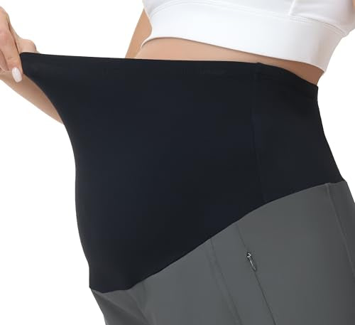 Women's Maternity Athletic Shorts - color: Grey, size: XX-Large