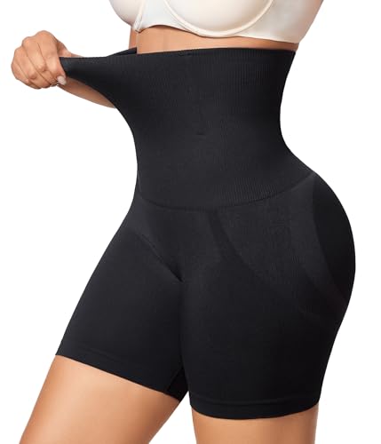 Gotoly Women Tummy Control Shapewear High Waisted Butt Lifting Shapewear - color: Black, size: Medium