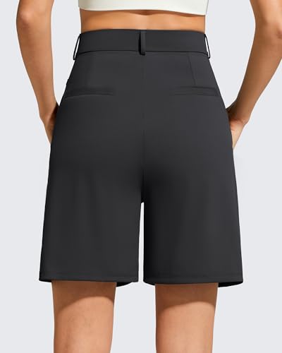 G4Free ShiftReady Maternity Shorts with Pockets Over The Belly Pregnancy Summer Casual Daily Clothes - color: Black, size: Medium