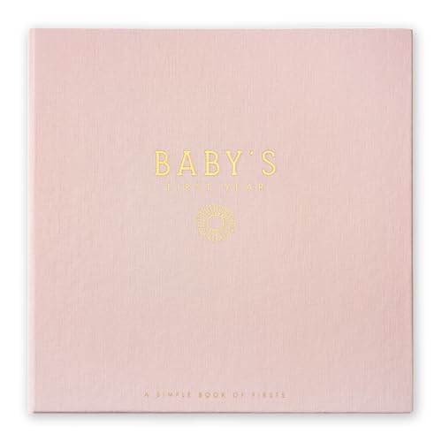Lucy Darling Baby Memory Book – Wildflower Meadow | Floral Baby Girl First Year Journal & Photo Album | Luxury Keepsake Book for Milestones & Memories | Elegant Gift - color: Wildflower Meadow