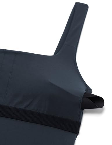 CRZ YOGA Maternity Square Neck Tank Tops - color: True Navy, size: Small