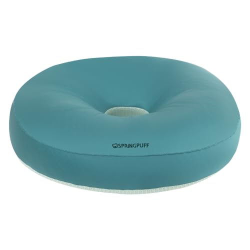 Premium Egyptian Cotton Pressure Relief Donut Chair Seat Cushion for Home, Car, Office Sitting - Postpartum, Pregnancy, Tailbone & Back Pain, Ergonomic Support