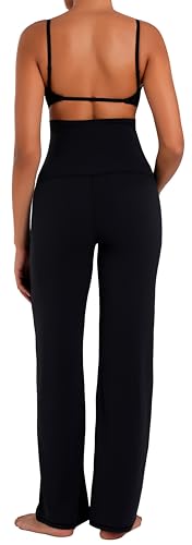 Sunzel Maternity Wide Leg Pants for Women, Over Belly Pregnancy Pants - size: Large
