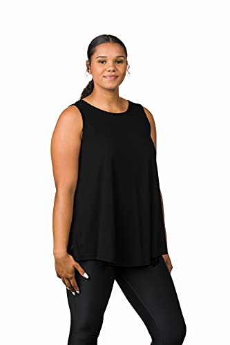 Epic MMA Gear Long Flowy Sleeveless Tunic Top for Women - color: Black, size: Large