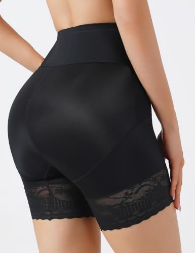 High Waist Shapewear Tummy Control Shorts Fajas Plus Size - color: Black, size: Medium