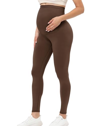 Buttergene 1 Pack Buttery-Soft Maternity Leggings - color: Coffee, size: X-Large