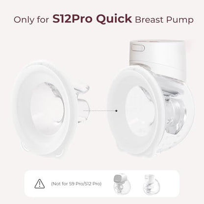 Momcozy S12 Pro Quick Replacement Accessories, Hybrid Flange 27mm, 1 Pack - size: 27mm Flange (Only for S12ProQuick)