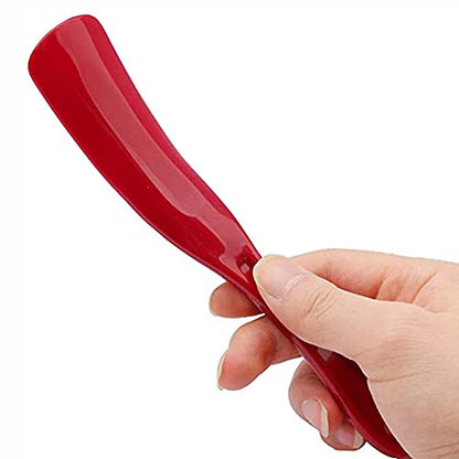 4 Plastic Shoe Pulls,Lazy Small Travel Shoe Pulls,Suitable For The Elderly,Children,And Pregnant Women - color: Red