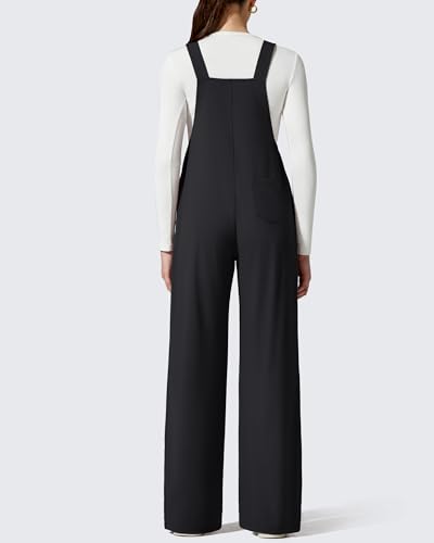 G4Free Shiftready Maternity Jumpsuit Pregnancy Overalls Adjustable Casual - color: Black, size: Small