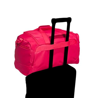 adidas Defender Duffel Bag - color: Power Pink/White/Small 42L, size: Small (42L), style: Small 42l