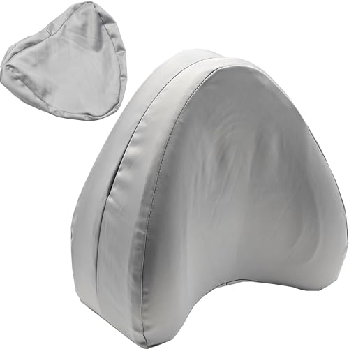 Satin Knee Pillowcase for Contour Legacy Knee Pillow (Slate Grey) - color: Slate Grey