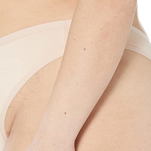 Amazon Essentials Women's Breathable Microfibre Seamless Panties (Available in Plus Size), Pack of 6 - color: Black/Soft Petal, size: Medium