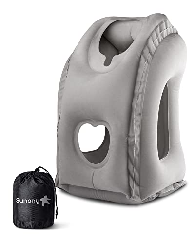 Sunany Travel Pillow for Long Flights, Neck Pillow Used for Airplanes