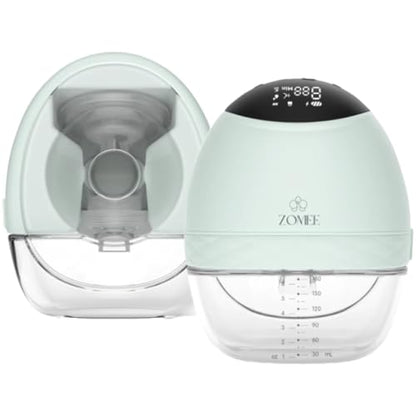 Zomee Fit Wearable Hands-Free Electric Breast Pump, Hospital-Grade, Pair