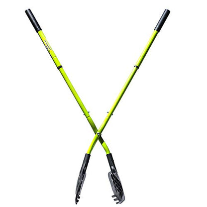 Earthwise 50002 Gator Grabber Telescoping Leaf Clean-Up Tool, Green/Black - style: Gator Grabber