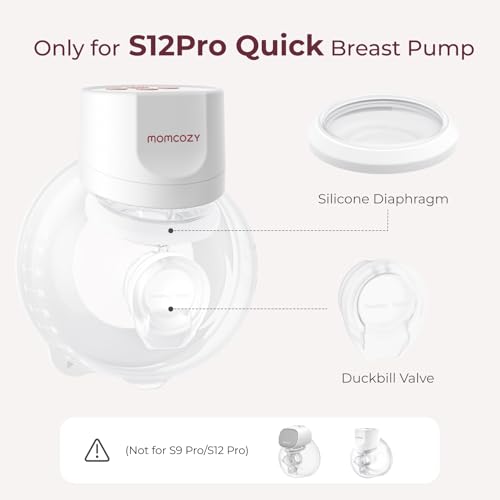 Momcozy S12 Pro Quick Replacement Accessories, Duckbill Valves, 4 Counts - size: Duckbill Valves 4pcs (Only for S12ProQuick)