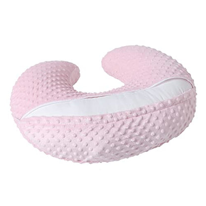 Nursing Pillow and Body Positioner with Premium Slipcover - color: Blushing Bride