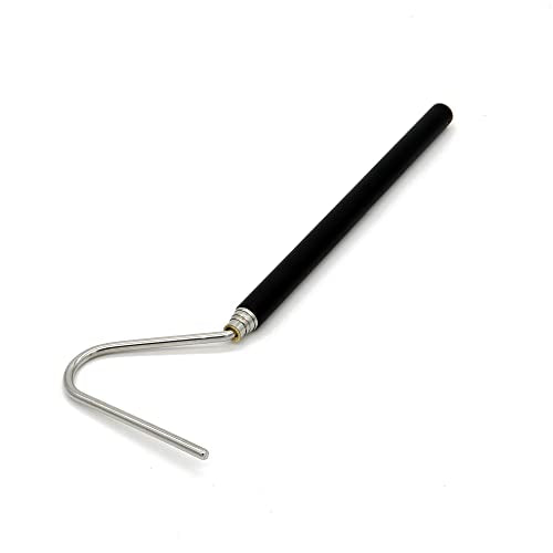 JIHAQUA Stainless Steel Extensible Snake Hook, 26 inch Reptile Hook - size: 26 inch