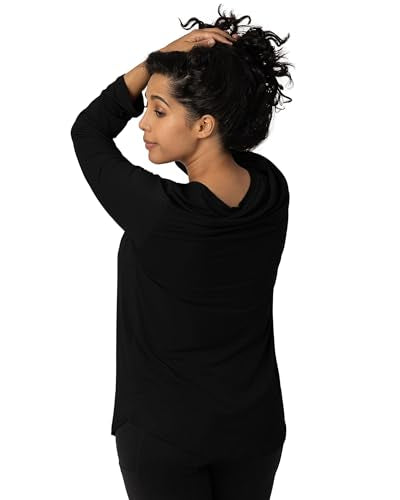Kindred Bravely Everyday Nursing & Maternity Long Sleeve T-Shirt - color: Black, size: Small
