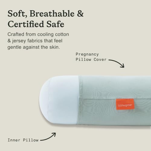 bbhugme Pregnancy Pillow Cover, Eucalyptus - color: Eucalyptus