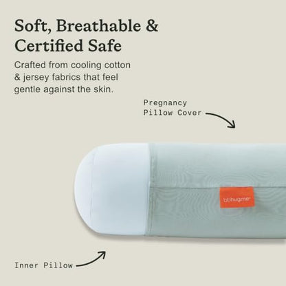 bbhugme Pregnancy Pillow Cover, Eucalyptus - color: Eucalyptus