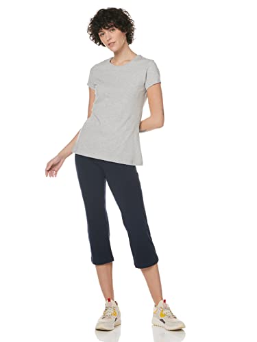 Jockey Womens Cotton Stretch Slim Flare Capri - color: Dark Navy, size: Large