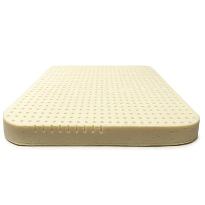 Organic Latex Seat Cushion 2" Medium, Removable Black Cover, 1-Pk - color: Black Removable Cotton Cover, size: 2" Medium