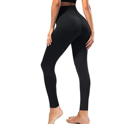 Syrinx 3-Pack High-Waisted Leggings with Pockets for Women, Tummy Control - color: 1 Pack Black, size: Small-Medium