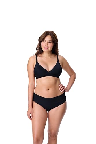 Motherhood Maternity Womens Seamless Wrap Triangle Nursing Bra - color: Black, size: X-Large