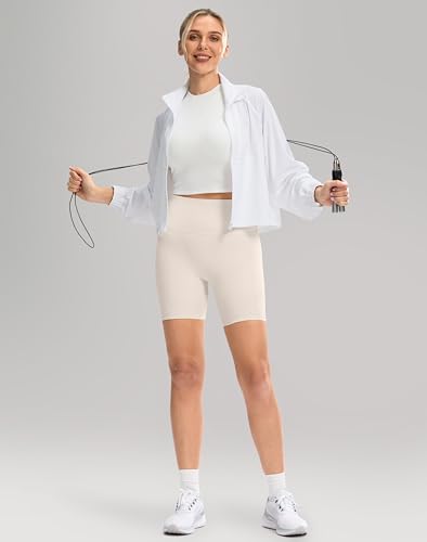 Soothfeel Women's Athletic Lightweight Jacket UPF 50+ Sun Protection Shirts - color: White, size: Large