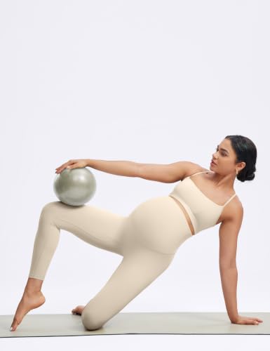 POSHDIVAH Creamluxe Maternity Leggings 25"/28" - color: Khaki, size: X-Large