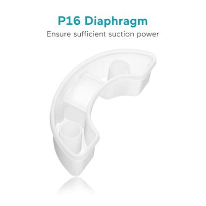Paruu P16 Diaphragm & Valve Replacement, Only for P16 Wearable Breast Pump, 2 Pack Sets Original Accessories - size: 2 Pack Set