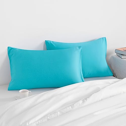 NTBAY King Microfiber Pillowcases, Set of 2, Blue - color: Blue, size: Standard King (20"x36")