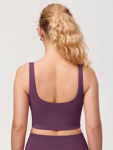 MOMANDA Longline Sports Nursing Bras - color: Deep Purple, size: Large